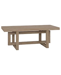 Hudson & Canal 47" Breslow Wide Rectangular Coffee Table
