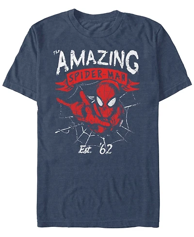 Marvel Men's Grunge Fwip Short Sleeve T-Shirt