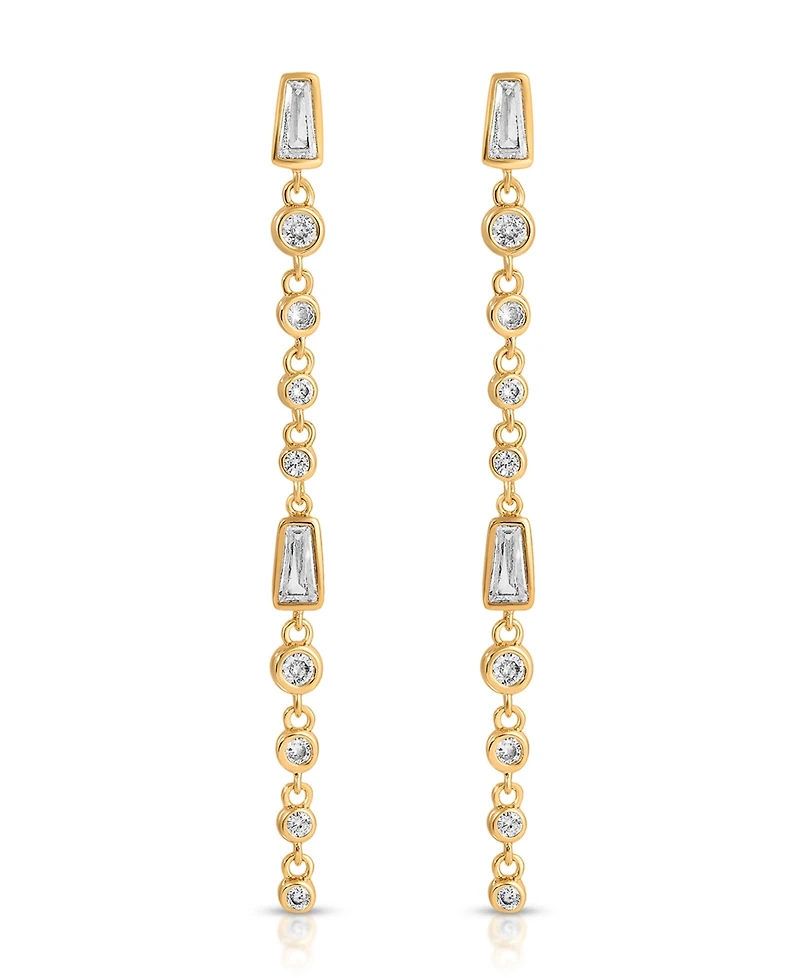 Ettika Crystal Linear Earrings