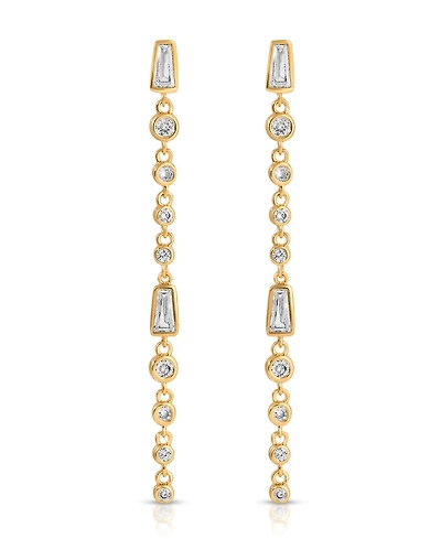 Ettika Crystal Linear Earrings