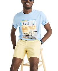 Nautica Men's Fca Anchor 6" Deck Shorts