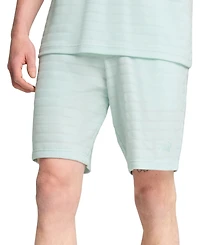 Puma Men's Ess Elevated Regular-Fit Textured Stripe 9" Shorts