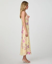French Connection Women's Elyria Oona Satin Slip Dress