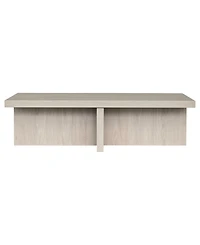 Hudson & Canal 54" Elna Wide Rectangular Coffee Table