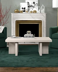 Hudson & Canal 44" Dimitra Wide Rectangular Coffee Table