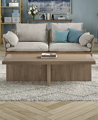 Hudson & Canal 54" Elna Wide Rectangular Coffee Table
