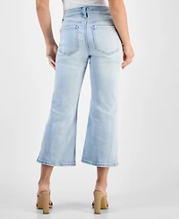 Liverpool Los Angeles Petite Hannah Mid-Ride Cropped Flare-Leg Jeans