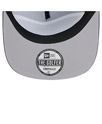 New Era Men's Purple Phoenix Suns Oversized Puff Print Logo Golfer Snapback Hat