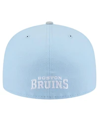 New Era Men's Light Blue/Gray Boston Bruins Color Pack Two-Tone 59FIFTY Fitted Hat