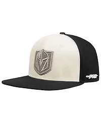 Pro Standard Men's  Cream Vegas Golden Knights French Terry Snapback Hat