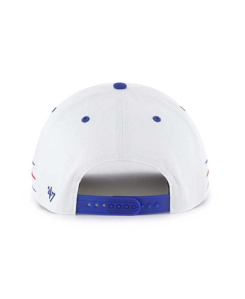 '47 Brand Men's White Kyle Larson Diamond Cut Hitch Adjustable Hat