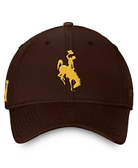 Top of the World Men's Brown Wyoming Cowboys Reflex Fitted Hat