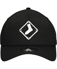 New Era Men's Black Chicago White Sox Batting Practice 39THIRTY Flex Hat