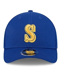 New Era Men's Blue Seattle Mariners 2025 Mlb Clubhouse 9FORTY M-Crown Adjustable Hat