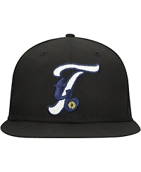 New Era Men's Black Tampa Bay Rays Duo Logo 2.0 59FIFTY Fitted Hat