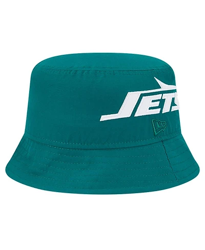 New Era Men's Green New York Jets Helmet Bucket Hat