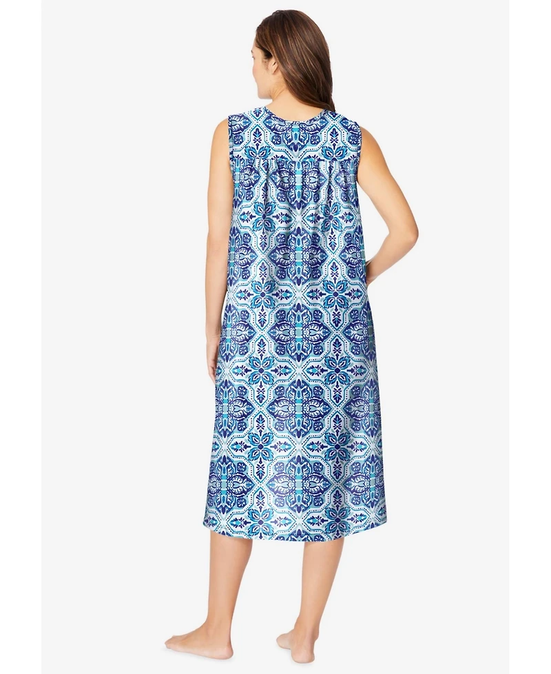 Only Neccessities Women's Sleeveless Print Lounger