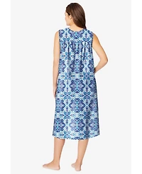 Only Neccessities Women's Sleeveless Print Lounger