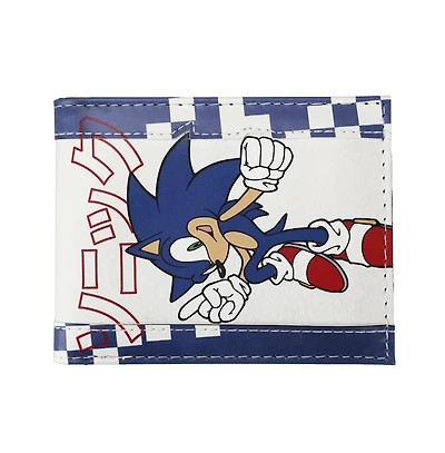 Sonic the Hedgehog Men's Main Character Blue Bifold Wallet