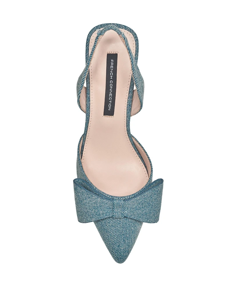French Connection Ladies Croatia Slingback Kitten Heel