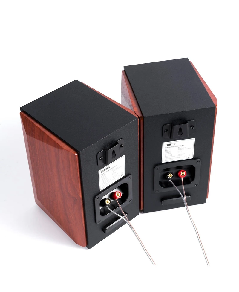 Edifier Bookshelf Speakers, 2-way Speakers with Built-in Wall-Mount Bracket - Needs amplifier or receiver to operate
