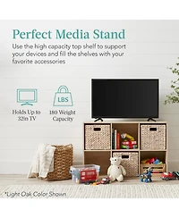 Best Choice Products 6-Cube Bookshelf, 11in Display Storage System, Organizer w/ Removable Back Panels