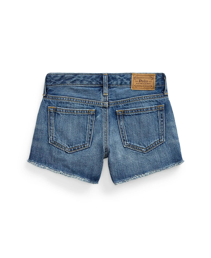 Polo Ralph Lauren Toddler and Little Girls Distressed Denim Shorts