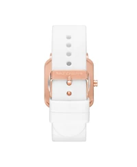 Skechers Women's Calabar Three-Hand, White Alloy Watch