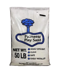 Palmetto Natural Play Sand for Sand Box & Play Areas, 50 Pounds, Creme (4 Pack)