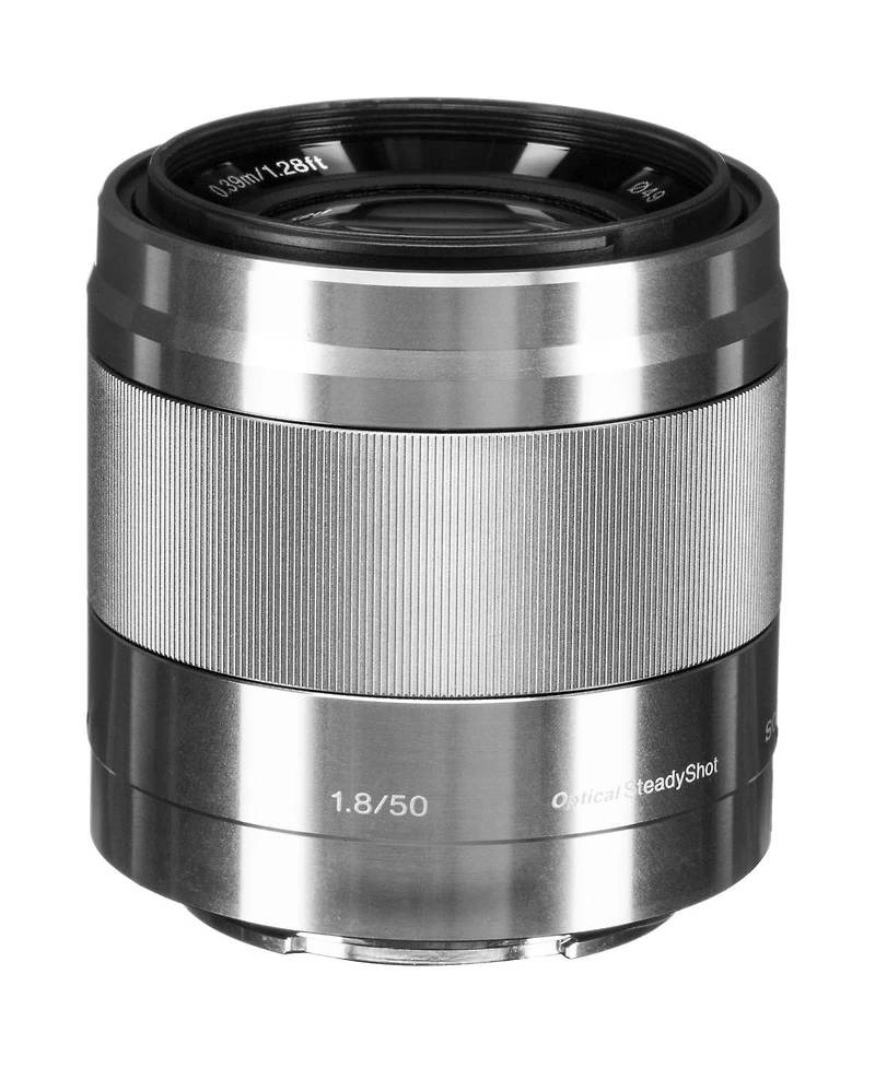 Sony E 50mm f/1.8 Oss Lens for Sony E, Silver