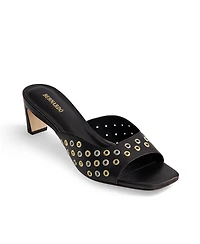 Bernardo Cenza Grommet Heeled Mule