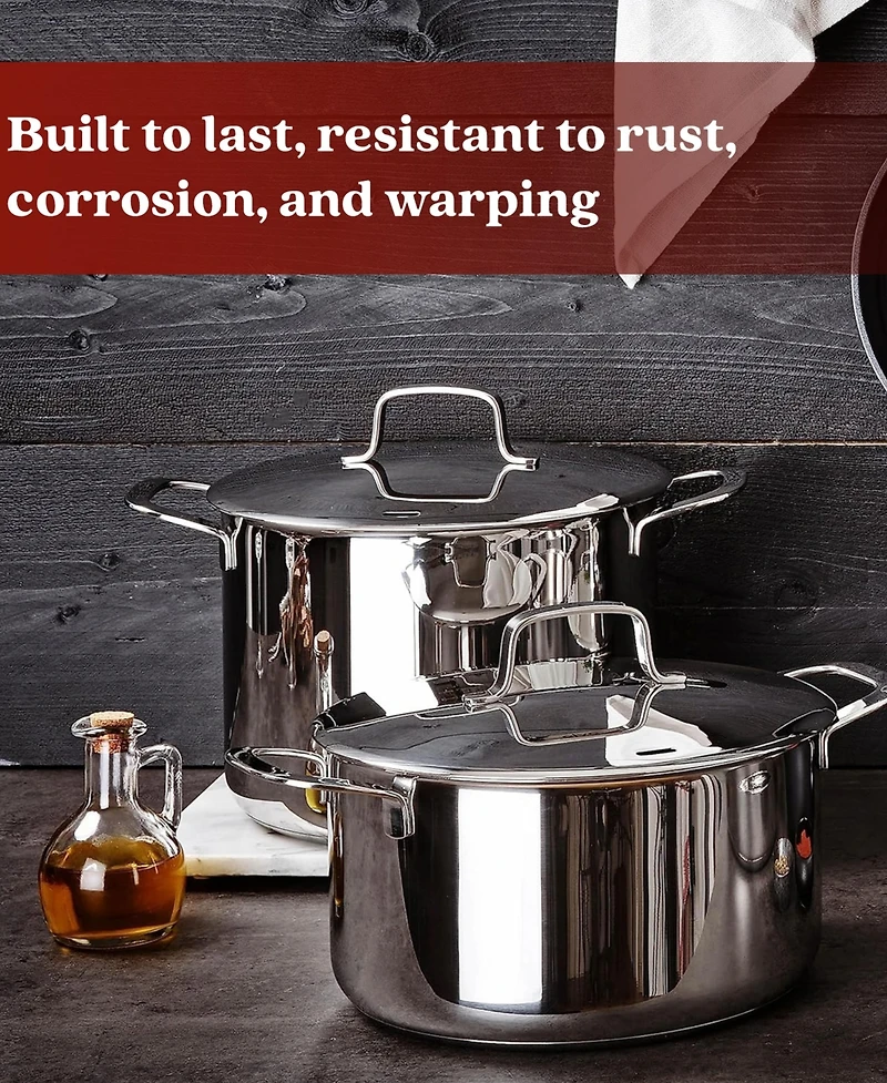 Alva Maestro 6-Piece Stainless Steel Cookware Pot Set