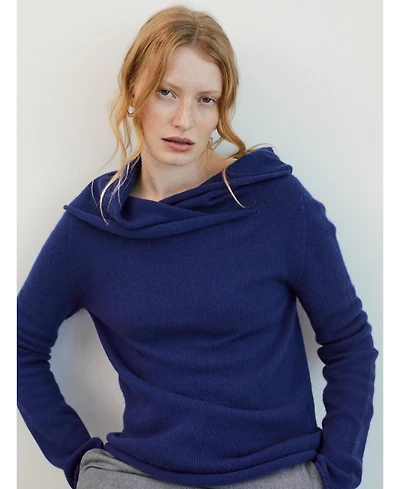 Celtic & Co. Women's Collared Slouch Sweater