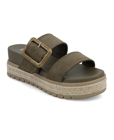 Mia Women's Kika Platform Slide Round Toe Sandals