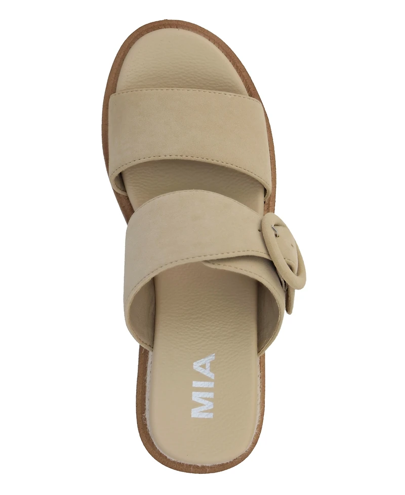 Mia Women's Orla Slip-On Wedge Sandals