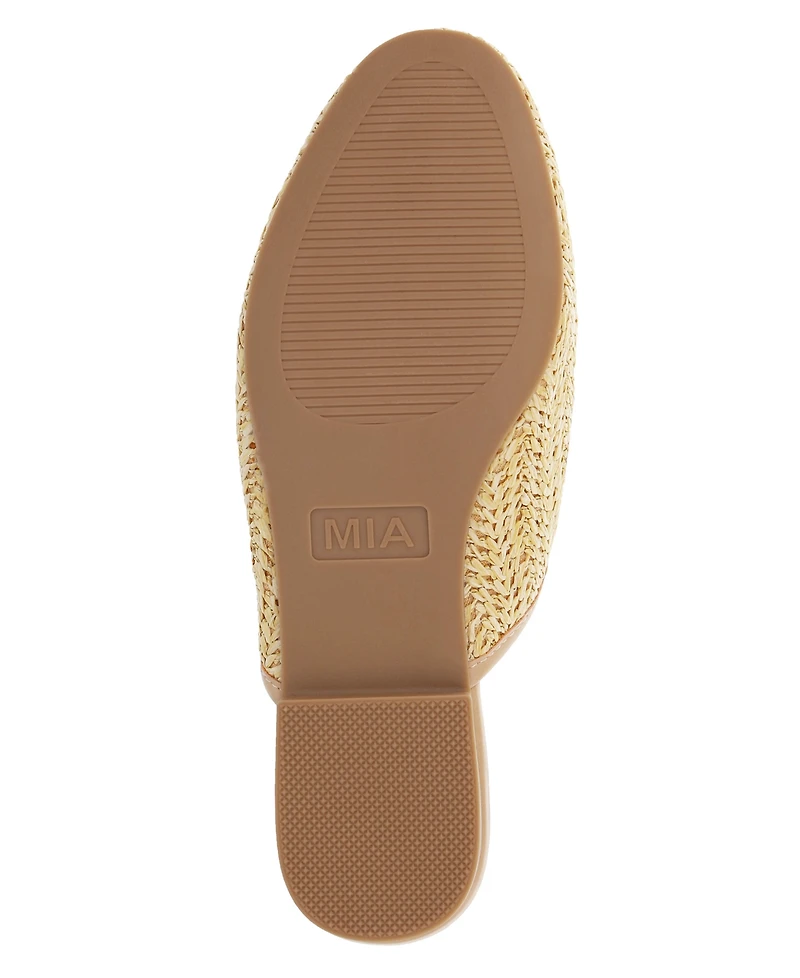 Mia Women's Desz Slip-On Woven Mules