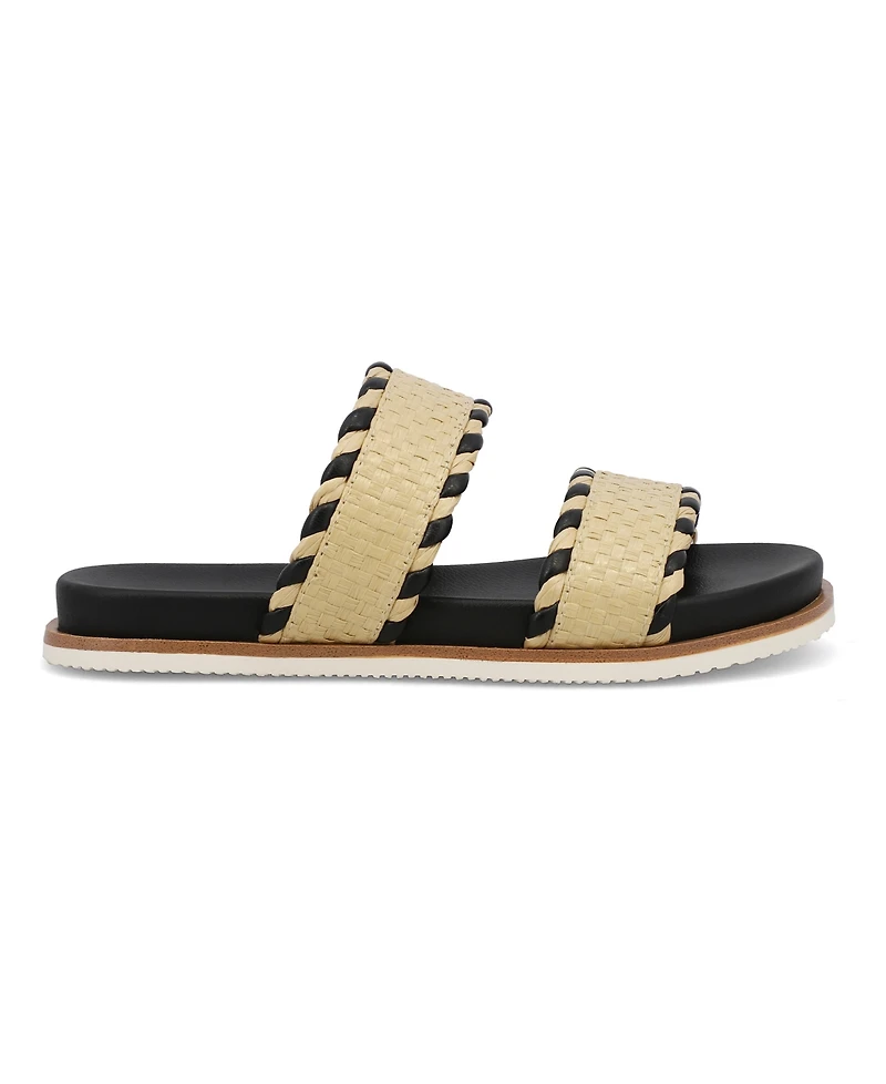 Mia Women's Vella Slide Round Toe Sandals