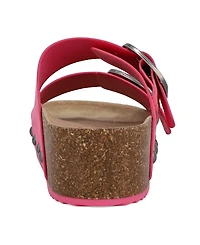 Mia Women's Qianna Platform Slip-On Slide Sandals