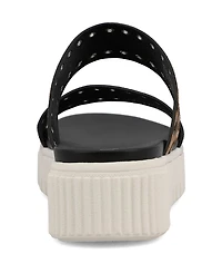 Mia Women's Lexi Round Toe Slide Sandals