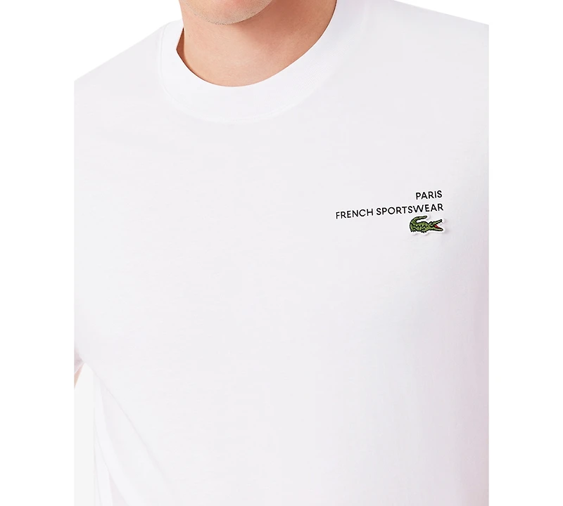 Lacoste Men's Short Sleeve Graphic Tennis T-Shirt - 001