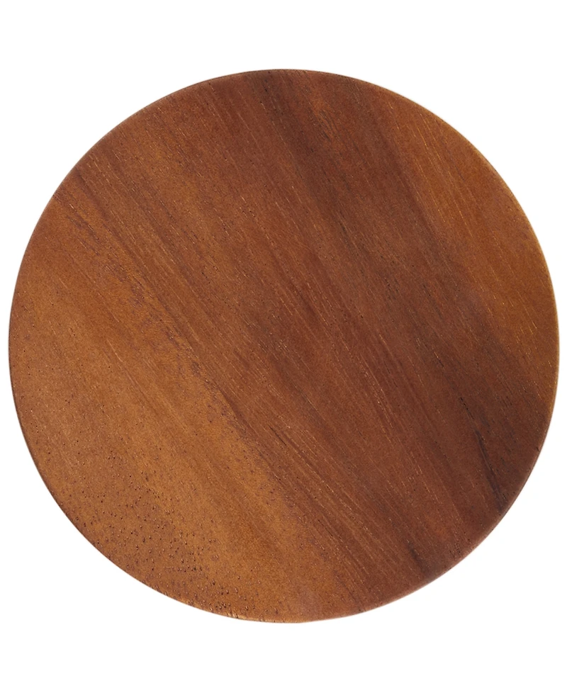 Le Creuset Stoneware Signature Salt Cellar with Wood Lid, 7-Oz.