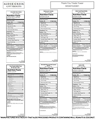 Alder Creek Gift Baskets Thank You Treats Gift Tower, 8 Pieces