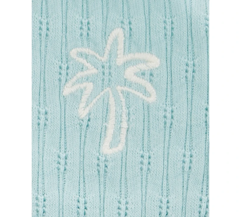 Carter's Toddler Girls Floral Ribbed Tank Top