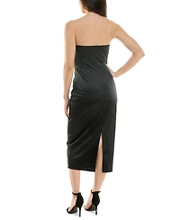 Katia Rae Juniors' Strapless Midi Party Dress