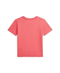 Polo Ralph Lauren Toddler and Little Boys Madras-Logo Jersey T-Shirt