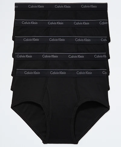 Calvin Klein Men's 5-Pack Cotton Classics Briefs Underwear
