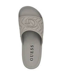 Guess Men's Moliano Branded Slip On Fashion Slides