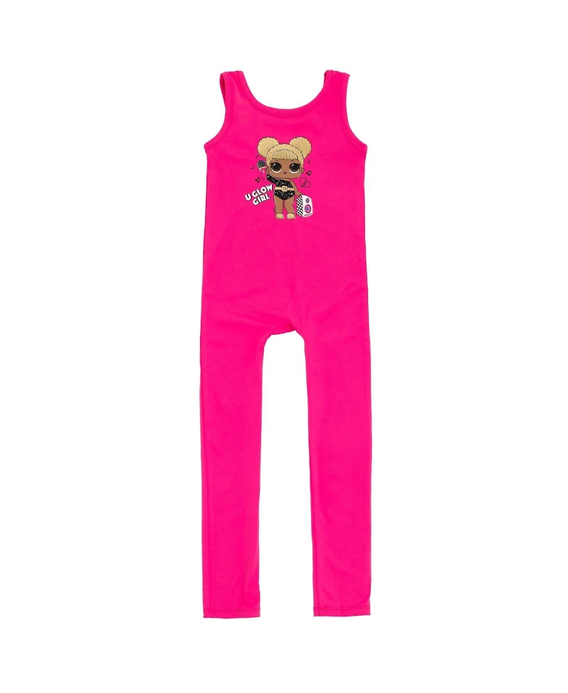 L.o.l. Surprise! Little Girls Queen Bee Jumpsuit and Fleece Shrug Outfit Set