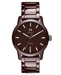 Mvmt Men's Classic Ii Dark Red Ceramic Bracelet Watch, 44mm
