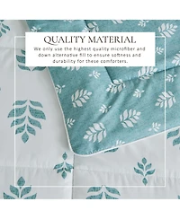 Linery & Co. Reversible Down Alternative Printed Comforter Set